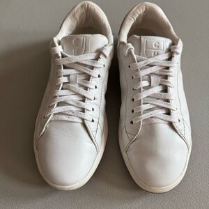 Cole Haan GrandPro Tennis Leather Sneakers | Size 6 | In Optic White | Leather